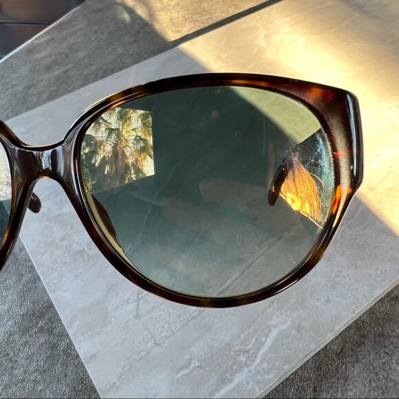 Givenchy Women's Tortoise Shell Sunglasses Gold Brown Black GV 7122 57mm $365 - Picture 6 of 12
